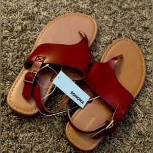Sonoma Sandals (200 Brown Style Corinne) Size 7*